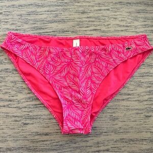 XL Vineyard Vines Pink Leaf Bikini Bottom